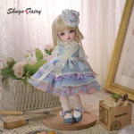ShugaFairy Ynny 1 / 6 Bjd Búp Bê Xanh Trắng Dopamine Retro Ngọt Ngào Dễ Thương Fullset Quả Cầu Khớp Bjd Quần Áo 30cm Bjd Cổ Tích Anime Nhân Vật — ảnh 2