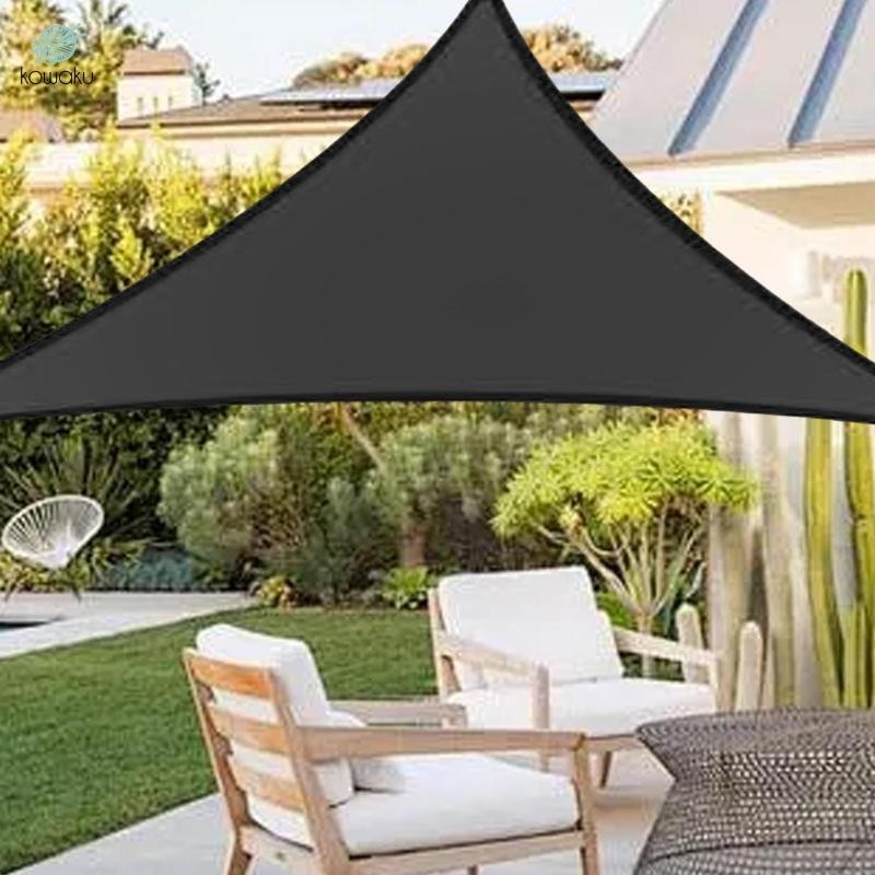 Sun Shades Sail Sunlight Block Bảo vệ ngoài trời Hình tam giác Chống nước che nắng Mái hiên cho công viên Sân chơi bãi cỏ Sân sau