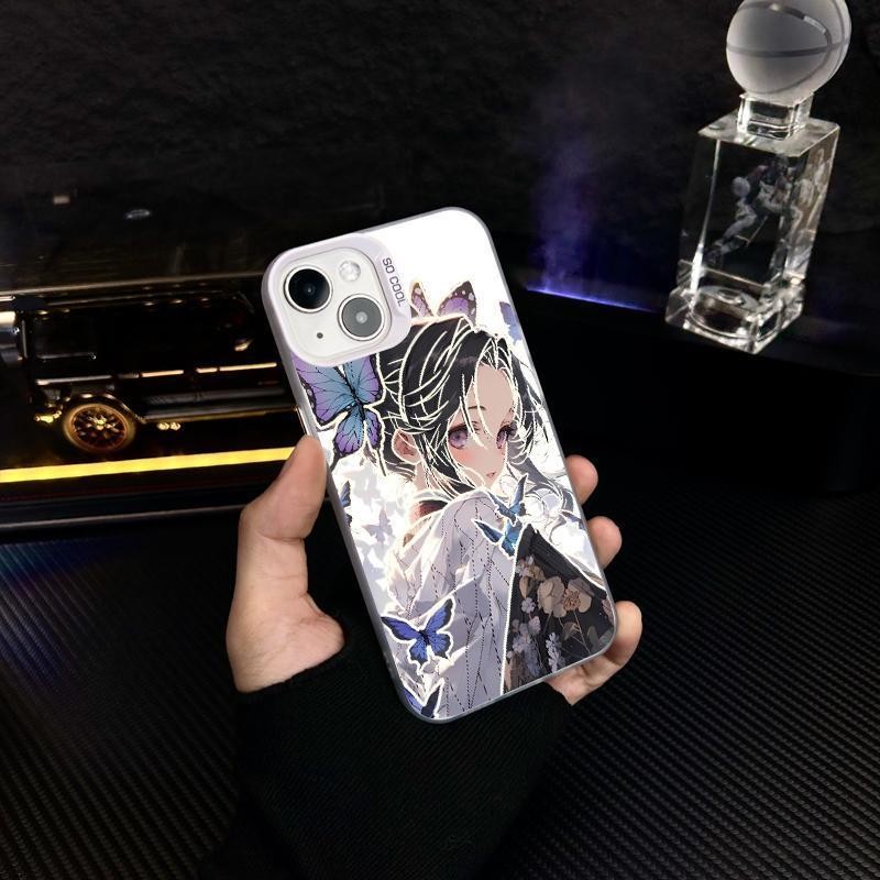 Ốp Lưng Cho Samsung Galaxy A56 A55 5G A16 A26 A36 A06 S24 FE S25 Ultra Plus Vỏ Anime Demon Slayer Kamado Tanjirou Rengoku Kyoujurou Tokitou Muichirou Armor Premium IMD