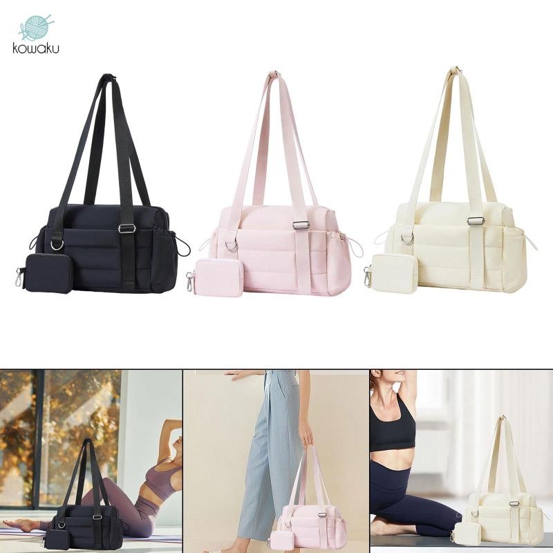 Túi tập thể dục đeo chéo có ví có thể tháo rời Túi đeo vai chống nước Túi xách dành cho nam giới Yoga Người lớn