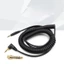 Cáp tai nghe cuộn lò xo BTM 3 dây 5mm cho tai nghe EAH-DJ1200 màu đen