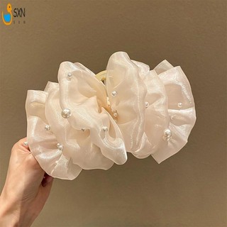 Nhẹ nhàng Lưới Sợi Móng Vuốt Tóc Hàm Kẹp Phong Cách Đơn Giản Ổn Định Kẹp Móng Vuốt Cho Nữ Và Bé Gái Sử Dụng Hàng Ngày