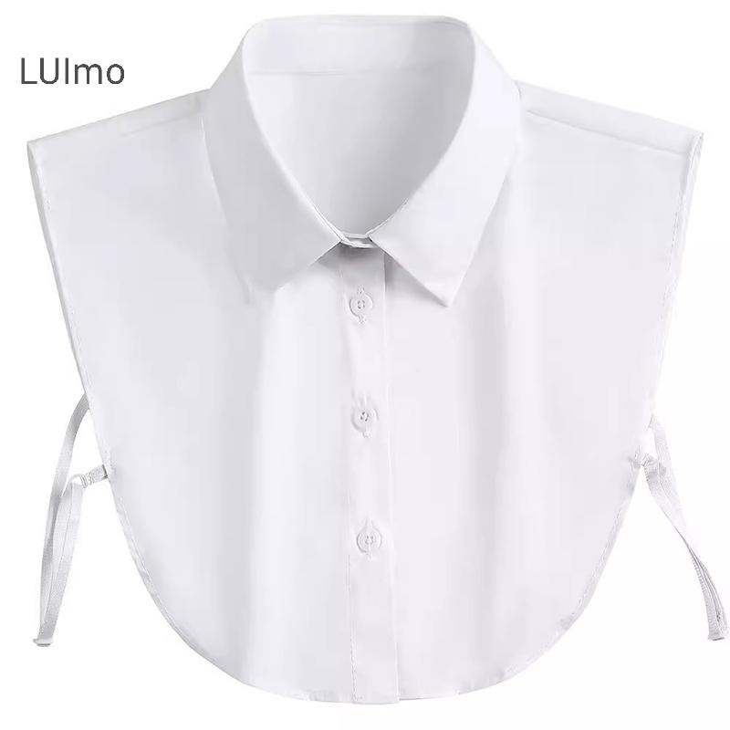 Luimo Cổ Giả Cho Áo Sơ Mi Có Thể Tháo Rời Cổ Áo Sơ Mi Chắc Chắn Ve Áo Top Nam Nữ Đen Trắng Quần Áo Áo Sơ Mi Phụ Kiện DropShip SBS
