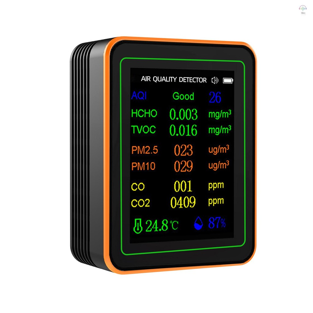 Hilivn) Máy đo chất lượng không khí 10 trong 1 PM2.5 PM10 CO CO2 TVOC ...