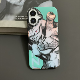 Ốp điện thoại cứng IMd thời trang cho iPhone 16 15 14 13 11 12 Pro Max Laser Goku Vegeta Frieza Phim hoạt hình