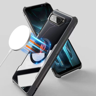 Ốp Điện Thoại Cho Asus ROG Điện Thoại 3 Strix 2 5 5s 6 7 8 9 Pro Ultimate Clear Chống Sốc Vỏ Điện Thoại Khung Mềm Vỏ Từ Tính