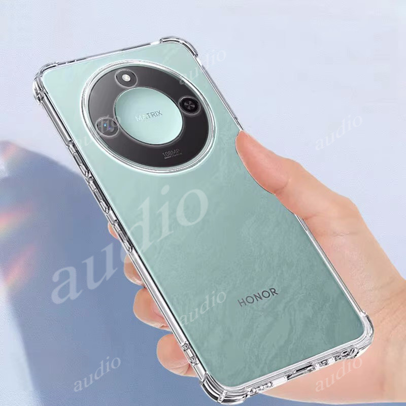 Honor X9C Smart 5G Vỏ TPU Mềm Chống Sốc Bốn Góc Chống Rơi Cho Honor X9C Smart 5G 2024 Silicon Mềm Bảo Vệ Trong Suốt Ốp lưng Cho HonorX9c Smart 5G Coque