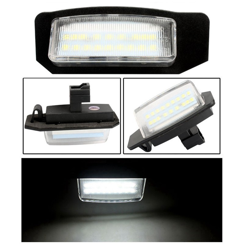 2 Chiếc Đèn LED Biển Số Đèn Cho 2 3 Eclipse 3 4 Galant Xpander I-MiEV
