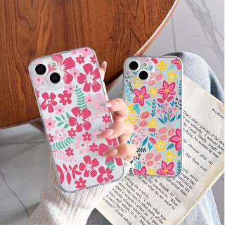 Ốp Lưng Cho Samsung Galaxy S24 S23 S22 S21 Plus Ultra S20FE S21FE S23FE Hoa Hồng Trong Suốt Dễ Thương Mềm Mại Thời Trang Bảo Vệ Toàn Diện Vỏ Điện Thoại