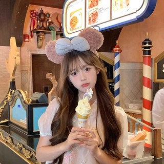 Nơ Băng Đô Đầu Nữ Băng Đô Dễ Thương Shirley Rose Sang Trọng Rửa Mặt Mũ Công Viên Giải Trí Ảnh Phụ Kiện 12.18