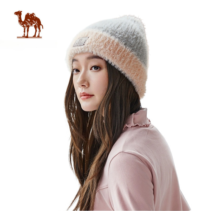 Ảnh Mũ dệt kim CAMEL CROWN Mũ len bảo vệ tai chống gió ấm áp cho nam và nữ 1