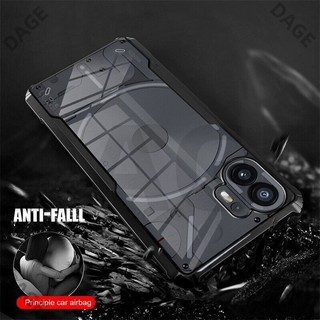 Cod for Nothing Phone (2) (1) 5G Nothing Phone (2) 2023 Acrylic Clear Phone Case Bảo vệ Camera Vỏ chống sốc Ốp điện thoại