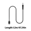 Dây sạc USB C sang DC5 5x2 5mm hiệu quả BTM cho giải pháp nguồn PD100W Cáp sạc nhanh Loại C sang DC5 5mm Chuyển đổi
