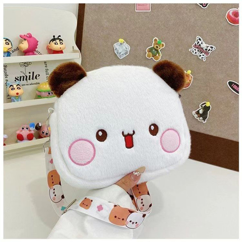Bán Gấu Trúc Bubu Và Yier Đầu Lớn Búp Bê Túi Messenger Hoạt Hình Dễ Thương Gấu Trúc Gấu Búp Bê Kawaii Túi Đeo Vai Cặp Đôi Đồ Chơi Sinh Nhật