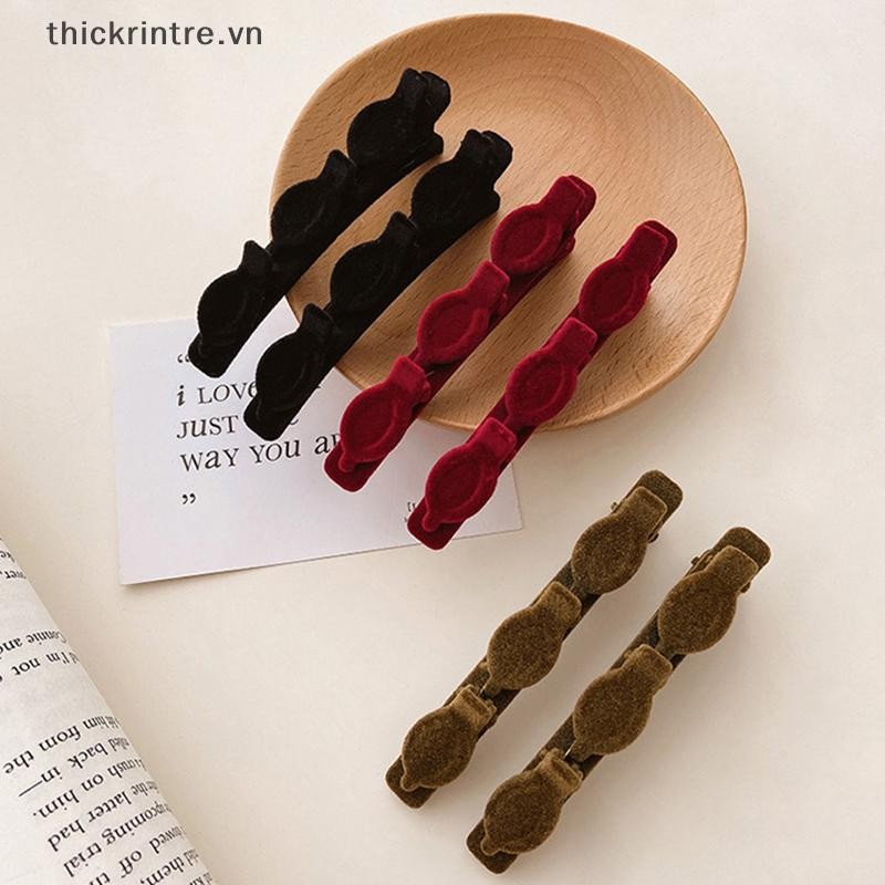 THI 3 / 4 / 6 Kẹp Tóc Đổ Xô Cho Nữ Kẹp Tóc Bên Tóc Ngọt Ngào Nổ Bé Gái Kẹp Barrettes Phụ Kiện Tóc VN