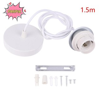 Pnpia Retro E27 Đèn Gắn Dây 1m / 1.5m Đèn Trần Giá Đỡ Ổ Cắm Mặt Dây Chuyền Đế Đèn Boutique Đèn