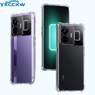 Ốp Silicon Mềm Trong Suốt Cho Realme GT Neo 5 Neo5 SE 5SE 240W 5G Túi Khí Sang Trọng Trong Suốt Fundas Ban Đầu Chống Sốc