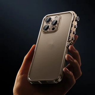 [Jlk] Vỏ điện thoại khung kim loại cho iPhone 16ProMax 16 15 Pro Max Vỏ bảo vệ chống sốc bằng hợp kim nhôm cơ khí cho vỏ điện thoại iPhone