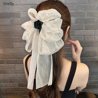 [Firefly] Kẹp Vuốt Tóc Nơ Lớn Thời Trang Siêu Cổ Tích Tính Khí Mũ Đội Đầu Nữ Phụ Kiện Tóc Ngọt Ngào [VN]