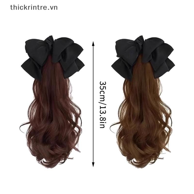 THI Tổng Hợp Dài Xoăn Tóc Nơ Tóc Tự Nhiên Tóc Lông Tơ Tóc Giả Phần Mở Rộng Tóc Giả Cho Nữ VN