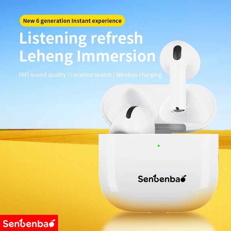 Senbenbao S07 Tai nghe Bluetooth tws chính hãng HD Stereo Chơi game có độ trễ thấp có Mic Music Bluetooth 5.4 cho Android ios