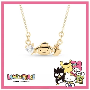 Love & Peace Series-Pompompurin Pudding Dog Vòng Cổ Mặt Dây Chuyền Hoạt Hình Dễ Thương Cô Gái Quà Tặng Sinh Nhật