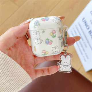 Thỏ Tulip Cho Airpods 1 / 2 3 Pro Pro Pro2 Airpods4 Bộ Tai Nghe Bluetooth Không Dây Vỏ Bảo Vệ Air Pods Pro 3 4 Vỏ Bảo Vệ Tai Nghe