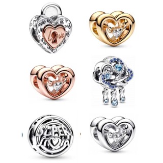 Có hàng [2024 Mẫu mới có sẵn] Vòng tay charm bạc S925 / Charm vòng tay hình trái đào tinh xảo