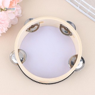 [Dream] 1 Gỗ TambourineClear 15cm Trẻ Em Cầm Tay Rõ Ràng Nhạc Cụ Gõ Đồ Chơi Trẻ Em Đồ Chơi Giáo Dục Mới