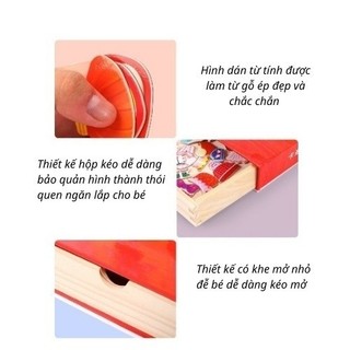 Ghép Hình Thiết Kế Thời Trang Cho Bé, Đồ Chơi Tranh Ghép Nam Châm Thay Trang Phục Bé Gái, Bằng Gỗ Và Nam Châm.