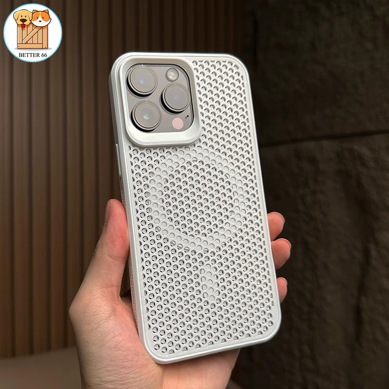 Thời Trang Mùa Hè Phổ Biến Tản Nhiệt Silicon Từ Tính Ốp Lưng Điện Thoại Thích Hợp Cho IPhone 11 12 13 14 15 16 Pro Max 14 15 16 Plus Chống Sốc