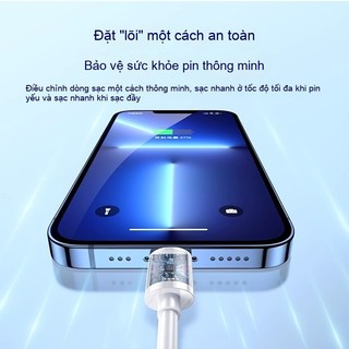 Cáp sạc nhanh 66W bọc nylon siêu bền, hỗ trợ PD QC, tương thích iPhone 11–15 OPPO Samsung Xiaomi và nhiều hãng khác