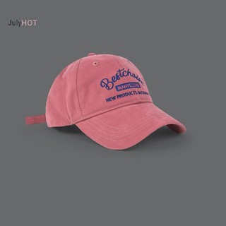 JULYHOT Nữ Thêu Hồng Bóng Chày Mềm Cotton Che Nắng Đạt Đỉnh Mũ Nữ Hàn Quốc Bé Gái Thể Thao Ngoài Trời Mũ Tấm Che Massivedeals