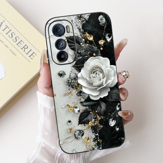 Dành Cho Motorola Edge 30 XT2203-1 Ốp Lưng Edge 30 Pro XT2201-1 Vỏ Silicon Mềm Hoa Bình Minh Cho Edge Plus 2022 Capa