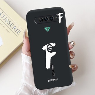 Dành Cho Xiaomi Black Shark 4 Ốp Lưng Cá Mập 4 Pro Bìa Dễ Thương Chữ Trắng Mềm Silicone TPU Ốp Lưng Cho Xiaomi Black Shark 5 RS Capa