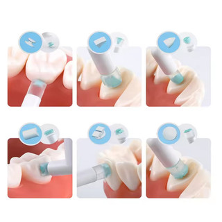 Nha Khoa Mini Khuôn Phun Ortho Lingual Nút 1 Tay Cầm 6 Khuôn / bộ Phụ Kiện Chỉnh Nha