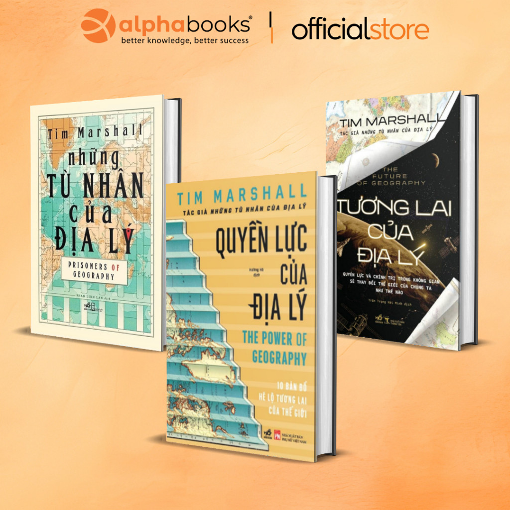 Sách - Combo/Lẻ Sách Địa Lý: Quyền lực của địa lý + Tương Lai Của Địa Lý + Những Tù Nhân Của Địa Lý - Nhã Nam