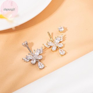 Deyangk Thời Trang Rốn Nhẫn Nữ Cô Gái Tinh Tế Zircon Pha Lê Bụng Nút Nhẫn Gợi Cảm Bụng Xuyên Cơ Thể Trang Sức Quà Tặng VN