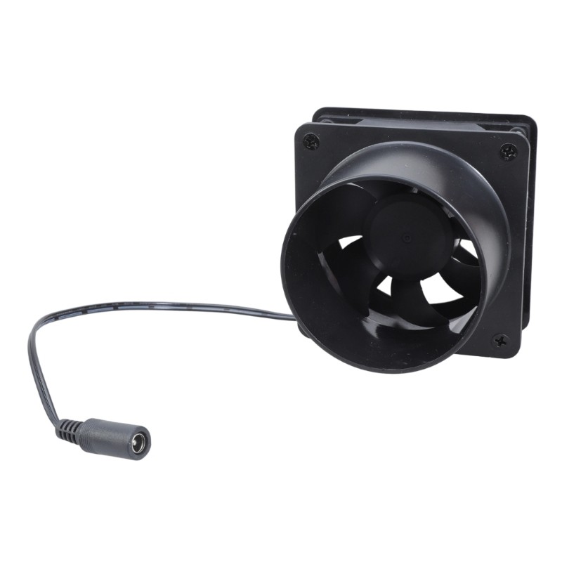 KIKIN 8cm Quạt Xả Yên Tĩnh Ống Hút Không Khí Tăng Áp Quạt Thông Gió Quạt Hút