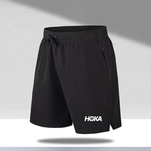 Quần short chạy bộ nam mùa hè bằng lụa băng thoáng khí Quần short khô nhanh theo dõi Marathon