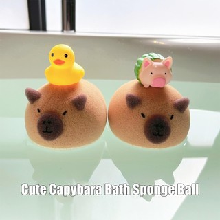 Capybara Tắm Bọt Biển Capybara Body Tẩy Tế Bào Chết Bọt Biển Tắm Thoải Mái Cho Trẻ Em Hoạt Hình Dễ Thương Body Tắm Bọt Biển shopidaevn
