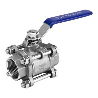 304 / 316l Van bi hàn bằng thép không gỉ ba mảnh 3PC Khóa dây bên trong Van bi ren bên trong Cặp hàn Q61F-16