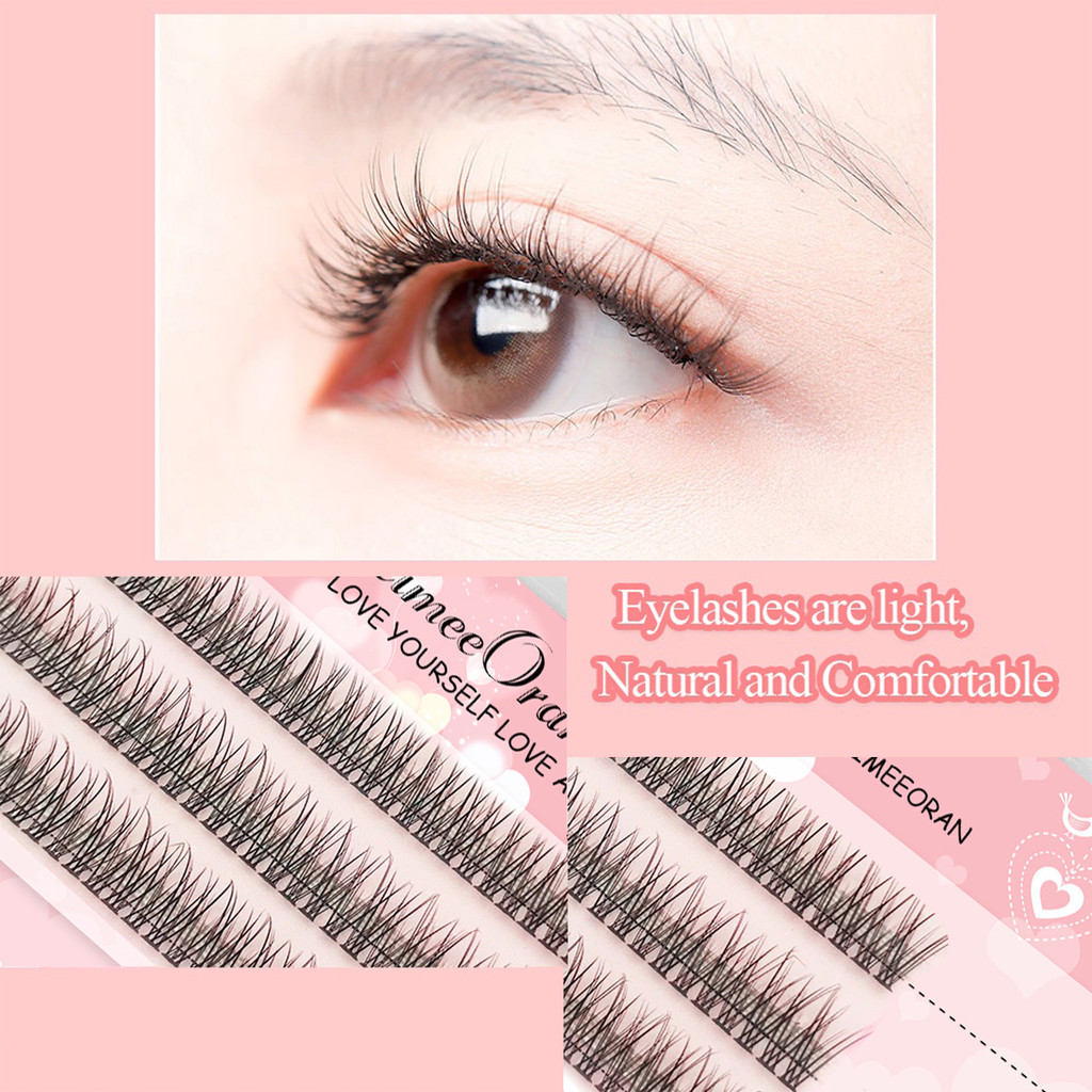 Cụm đơn Lông mi phân đoạn Fairy Look Quick & Easy DIY Cosplay Lông mi giả
