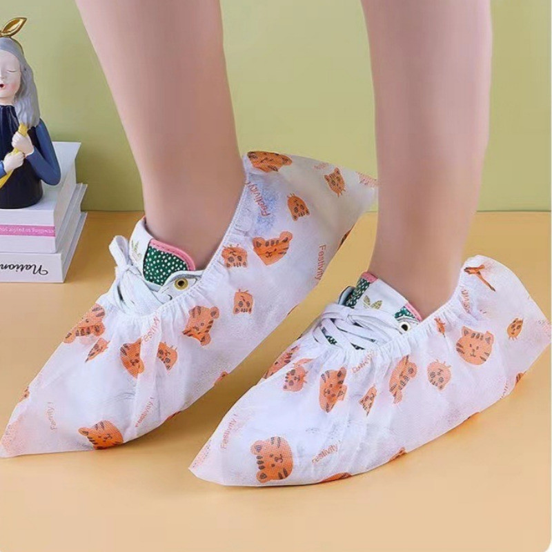 Bọc Giày Vải Không Dệt Dùng Một Lần - Tay Giày Chống Bụi - Vỏ Bảo Vệ Giày - Vỏ Giày Khách - Phụ Kiện Gia Đình - Thoáng Khí, Co Giãn