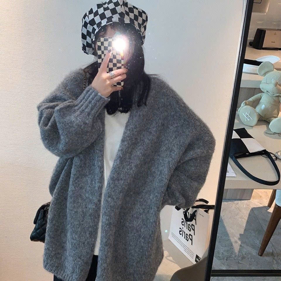 Áo khoác cardigan len siêu mềm mịn kiểu dáng basic dễ phối đồ hottrend màu đông XIMIMI SP249
