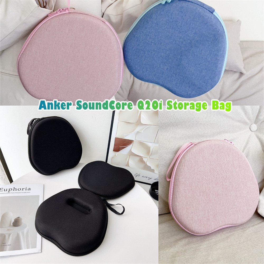 [Ngôi sao tương lai] Dành cho hộp đựng tai nghe Anker SoundCore Q20i Tai nghe màu hồng sáng tạo Túi đựng tai nghe Hộp đựng tai nghe EVA