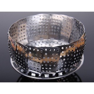 VỈ HẤP,ĐỒ XÔI INOX SIZE 24CM , 3 CHÂN LOẠI DÀY (có hộp) - Phương Trang