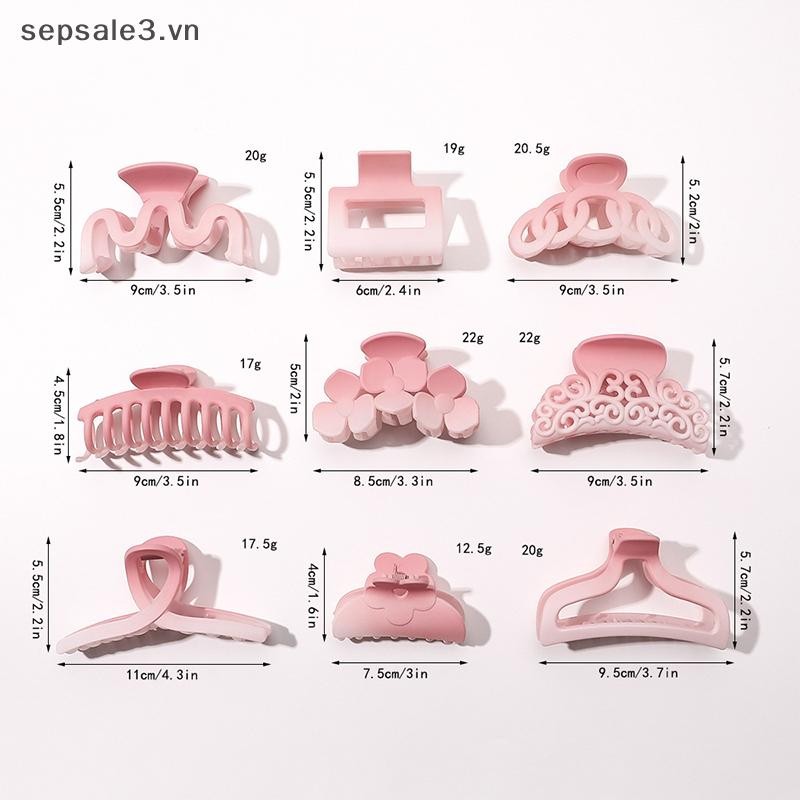 # VN # Cherry Blossom Frosted Grab Clip Tươi Đa Năng Kẹp Chảo Tóc Lấy Trang Sức.
