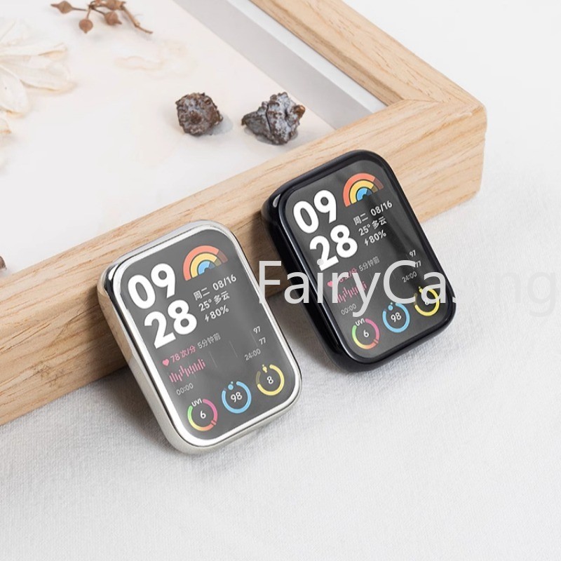 Full Cover Cho Xiaomi Mi Band 9 Pro TPU Mềm Toàn Diện Vỏ Bảo Vệ Ốp Lưng Cho Mi Band 9 8 Pro Phụ Kiện
