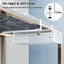 Ngăn kéo lưới tủ kéo EDIWANY, Giá lưu trữ dưới bàn trượt / kéo ra bằng thép Carbon, chịu tải lớn Giỏ treo tủ quần áo có thể điều chỉnh thoáng khí Đồ dùng văn phòng